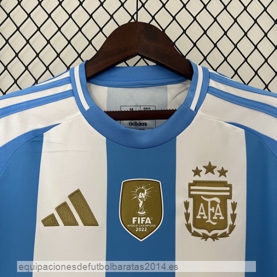 Nuevo Tailandia 1ª Camiseta Argentina 2024 Azul Blanco Baratas